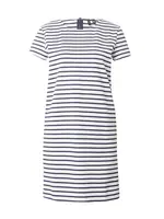 VERO MODA Šaty 'VMAbby'  námornícka modrá / biela