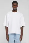 Pánské tričko oversized Cropped bílé