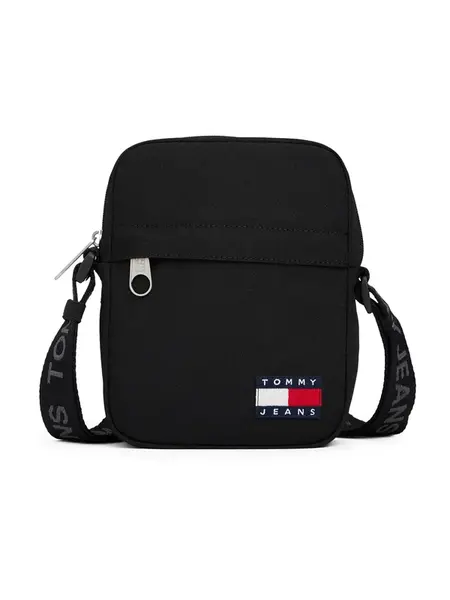 Tommy Jeans Taška cez rameno 'ESS'  čierna