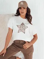 Dámský krátký svetr DAIMUS Barva Ecru DSTREET