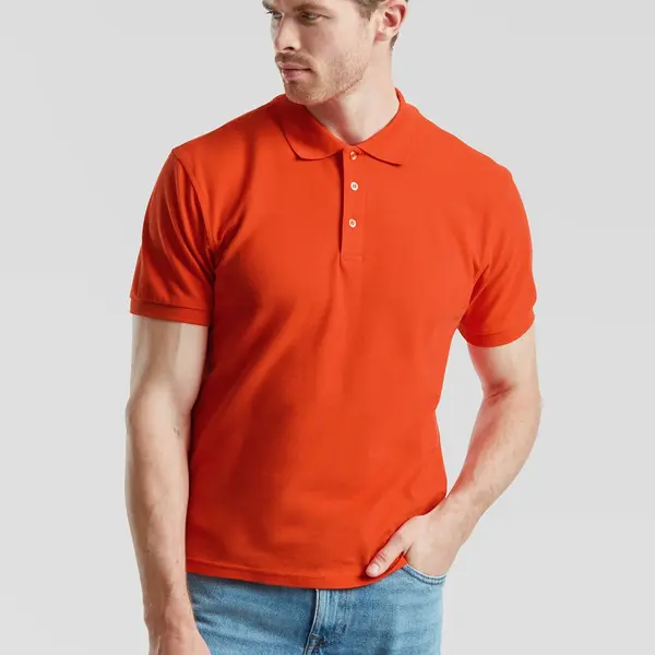 Pomarańczowa koszulka męska Iconic Polo 6304400 Friut of the Loom