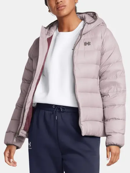 Dámská bunda Under Armour LEGEND DOWN HOODED JACKET - Dámské