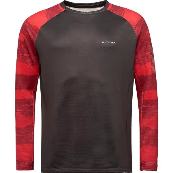 Klimatex SHELOB WARM Pánské MTB triko, černá, velikost