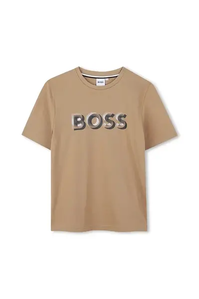 Dětské bavlněné tričko BOSS
