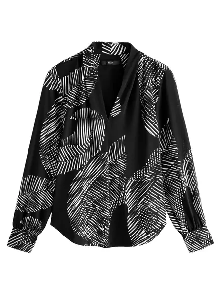 Next Blúzka  čierna / biela