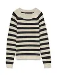 VERO MODA Sveter 'VMDoffy'  béžová / čierna