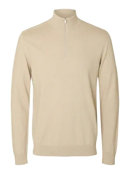 SELECTED Sveter 'SLHBERG'  béžová