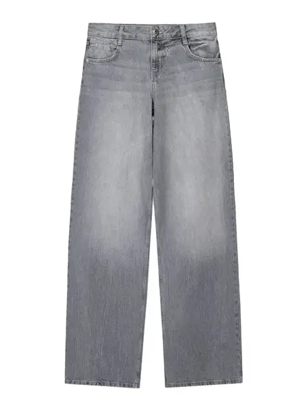 Bershka Džínsy  sivý denim