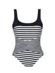 SUNFLAIR Jednodielne plavky  čierna / biela
