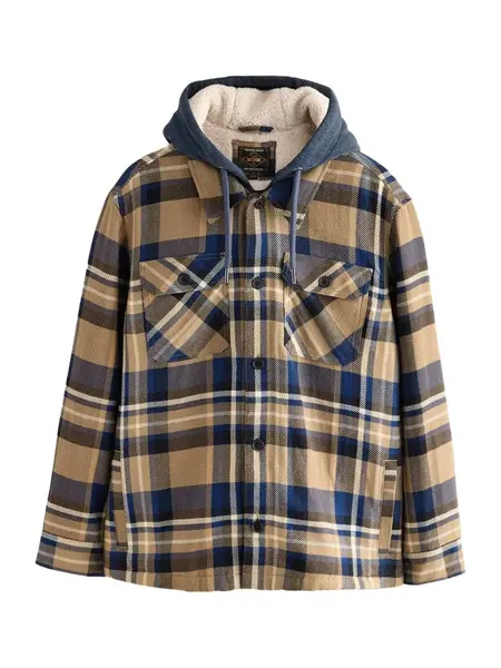 Next Prechodná bunda  námornícka modrá / hnedá