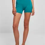 Dámské kalhotky Recycled High Waist Cycle Hot Pants vodově zelené