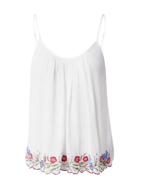 YAS Top 'YASBELLA'  nebesky modrá / zelená / pastelovo červená / biela