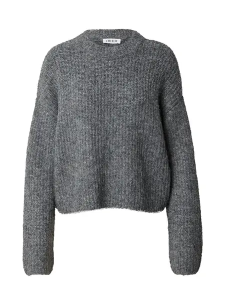 EDITED Sveter 'Salome'  sivá melírovaná