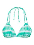 s.Oliver Bikinový top  mätová / biela