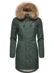Ragwear Zimná parka 'Tawny'  hnedá / tmavozelená