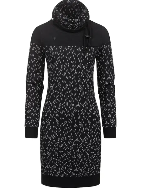 Ragwear Šaty 'Chloe'  svetlosivá / čierna