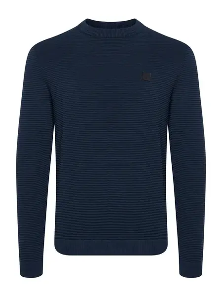 !Solid Sveter 'Valencia'  tmavomodrá