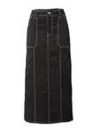 Nasty Gal Sukňa  čierna / biela