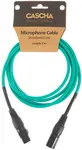 Cascha Standard Line Mic Cable Green 2m