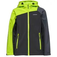 Lewro LYNGBY Chlapecká softshellová bunda, světle zelená, velikost 164-170