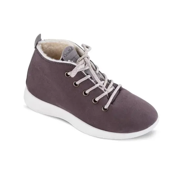 Pánské zateplené kotníkové šněrovací boty taupe vel. 43