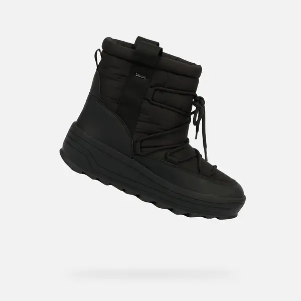 Černá dámská kotníková obuv Geox Milleiny B ABX - Dámské