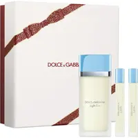 Dolce&Gabbana Light Blue EDT Trio Gift Set dárková sada pro ženy