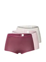 SLOGGI Nohavičky 'Basic+'  tmelová / rosé / bordová