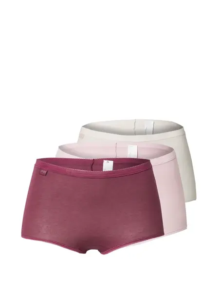 SLOGGI Nohavičky 'Basic+'  tmelová / rosé / bordová