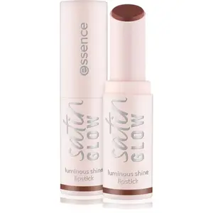 essence satin GLOW krémová rtěnka se saténovým finišem odstín 06 Deja-brew 3.5 g