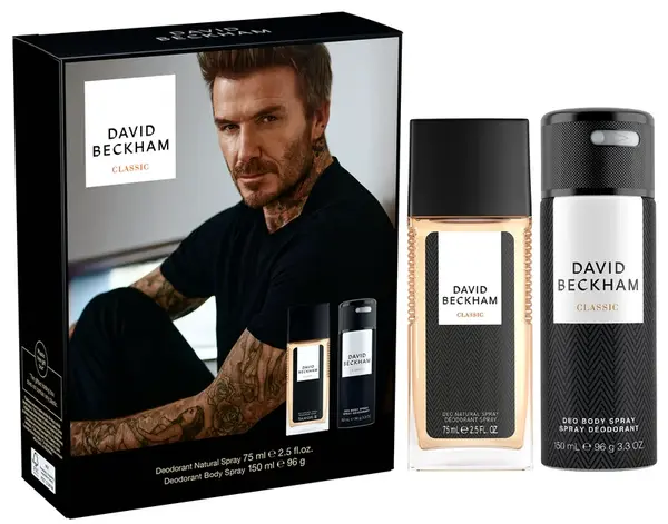 David Beckham Classic - deodorant s rozprašovačem 75 ml + deodorant ve spreji 150 ml