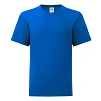 Blue children's t-shirt in combed cotton Fruit of the Loom