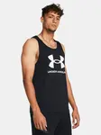 Under Armour Tílko UA SPORTSTYLE LOGO TANK-BLK - Pánské