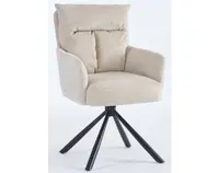 Jedálenská stolička Stephanie, béžová látka%