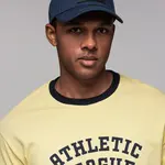 Ombre Men's baseball cap with large patch - navy blue
