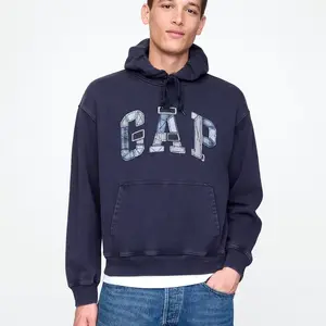 GAP Oversize mikina Patchwork Logo - Pánské