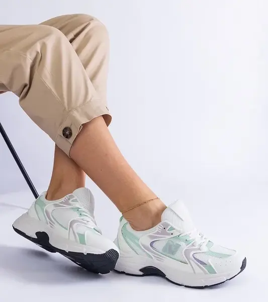 D/CEO White trainers Justar