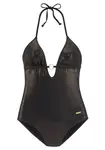 LASCANA Jednodielne plavky  čierna