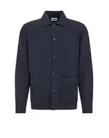 WE Fashion Prechodná bunda  námornícka modrá