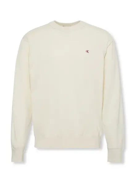 Calvin Klein Jeans Sveter 'Esy'  biela ako vlna