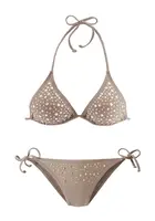 JETTE Bikiny  tmavobéžová