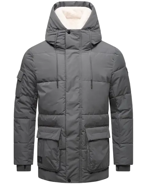 STONE HARBOUR Zimná bunda 'Lauroo XX'  nebielená / antracitová