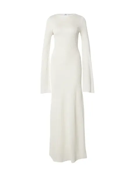 RÆRE by Lorena Rae Pletené šaty 'Medea'  šedobiela