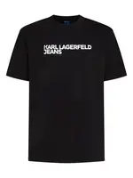 KARL LAGERFELD JEANS Tričko  čierna / biela