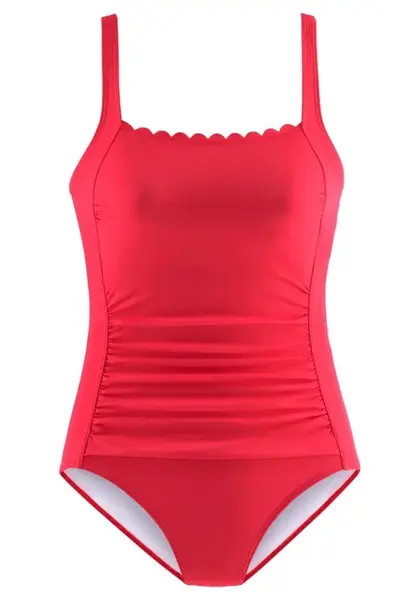 LASCANA Jednodielne plavky  červená