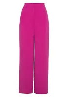 LASCANA Plisované nohavice  fuksia