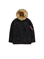 ALPHA INDUSTRIES Zimná bunda 'N3B VF 59'  čierna