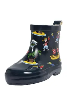 PLAYSHOES Gumáky  tmavomodrá / hnedá / žltá / červená