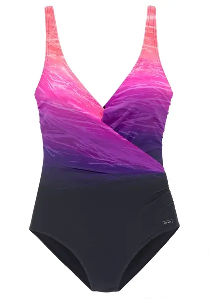 LASCANA Formujúce plavky  fialová / čierna