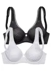 PETITE FLEUR Podprsenka  čierna